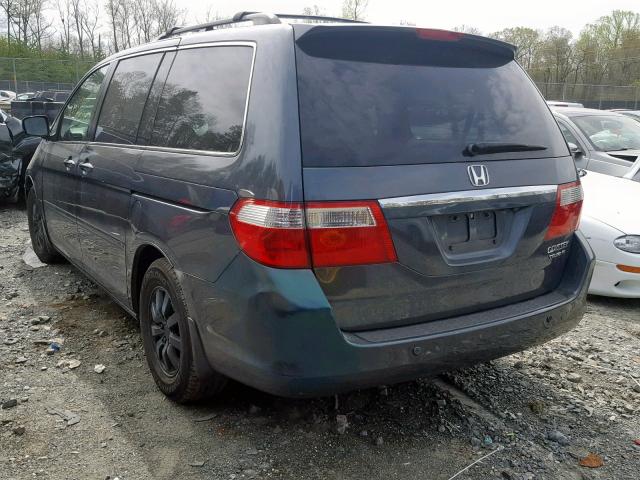 5FNRL38845B021243 - 2005 HONDA ODYSSEY TO GRAY photo 3