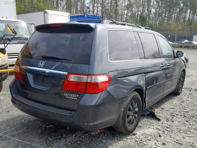 5FNRL38845B021243 - 2005 HONDA ODYSSEY TO GRAY photo 4