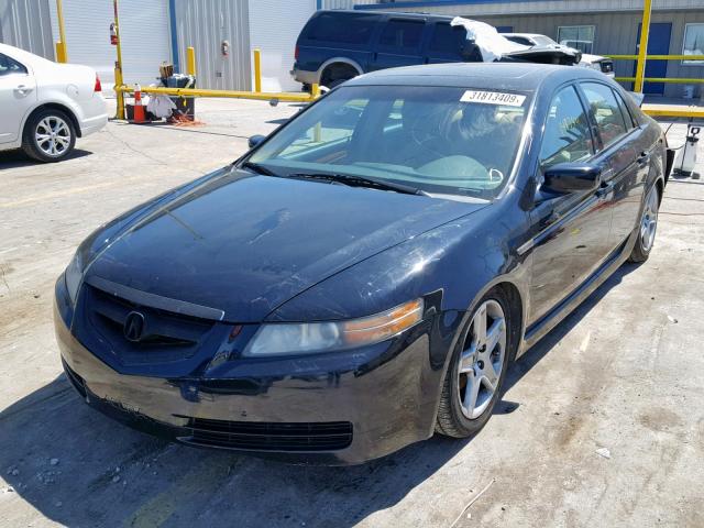 19UUA66276A033267 - 2006 ACURA 3.2TL BLACK photo 2