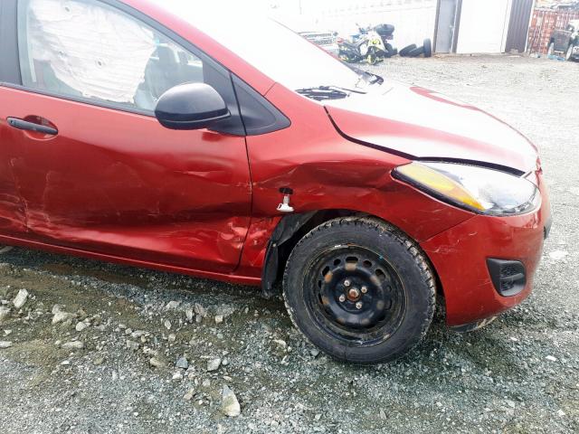 JM1DE1KY3E0180061 - 2014 MAZDA MAZDA2 SPO RED photo 9