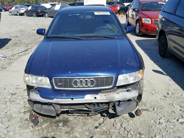 WAURD68D31A141689 - 2001 AUDI S4 2.7 QUA BLUE photo 9