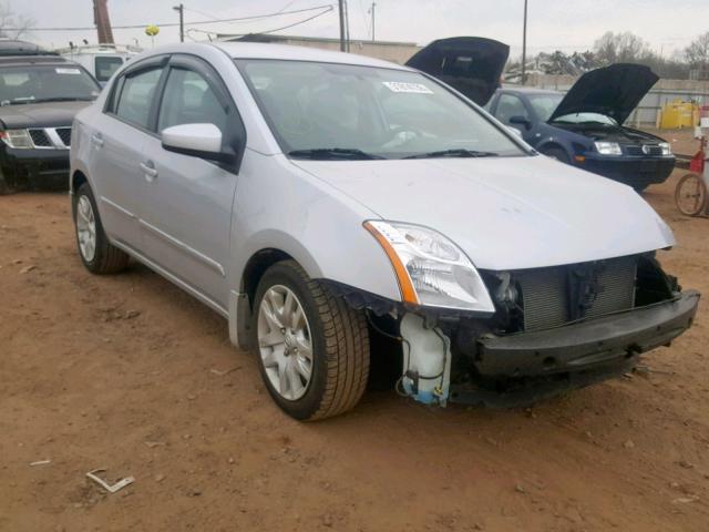 3N1AB6AP3CL654174 - 2012 NISSAN SENTRA 2.0 SILVER photo 1