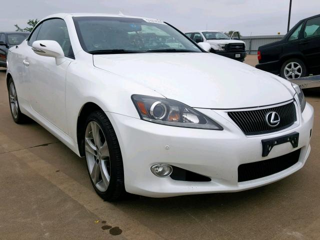 JTHFF2C27C2521578 - 2012 LEXUS IS 250 WHITE photo 1