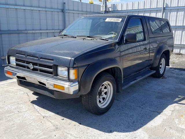 1N6SD11SXMC307700 - 1991 NISSAN TRUCK SHOR BLACK photo 2