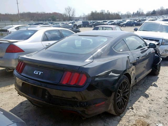 1FA6P8CF7H5264390 - 2017 FORD MUSTANG GT BLACK photo 4