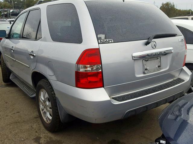 2HNYD18893H524944 - 2003 ACURA MDX TOURIN SILVER photo 3