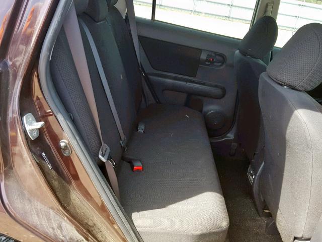 JTLKE50E991075424 - 2009 TOYOTA SCION XB MAROON photo 6