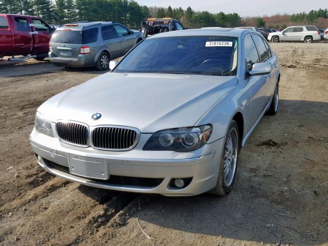 WBAHN835X7DT73220 - 2007 BMW 750 GRAY photo 2