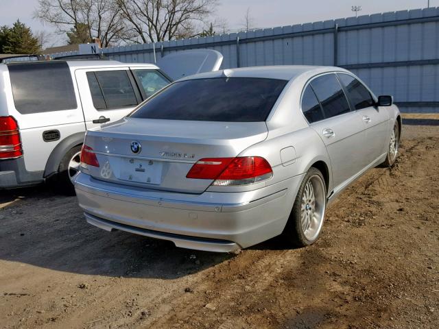 WBAHN835X7DT73220 - 2007 BMW 750 GRAY photo 4