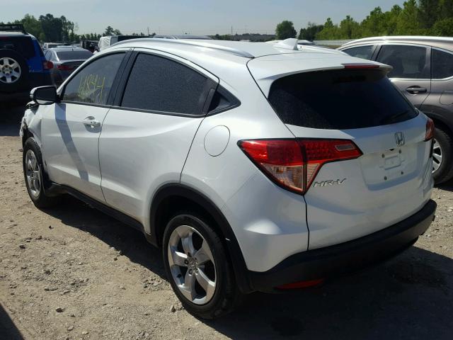 3CZRU5H77GM715367 - 2016 HONDA HR-V EXL WHITE photo 3