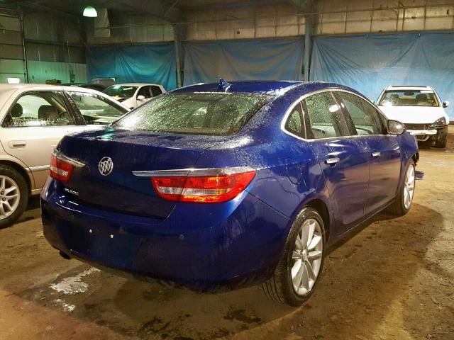 1G4PR5SKXD4104778 - 2013 BUICK VERANO CON BLUE photo 4