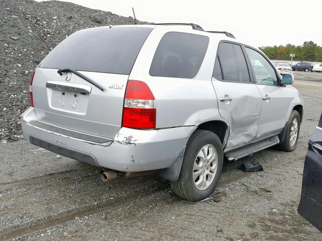 2HNYD18873H524814 - 2003 ACURA MDX TOURIN SILVER photo 4