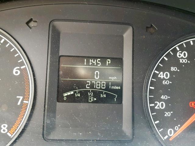 3VW2K7AJ0EM320035 - 2014 VOLKSWAGEN JETTA BASE GRAY photo 8