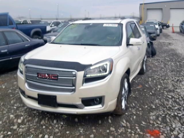 1GKKVTKD0FJ287987 - 2015 GMC ACADIA DEN WHITE photo 2