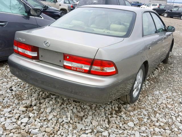 JT8BF28G1Y0277612 - 2000 LEXUS ES 300 SILVER photo 4