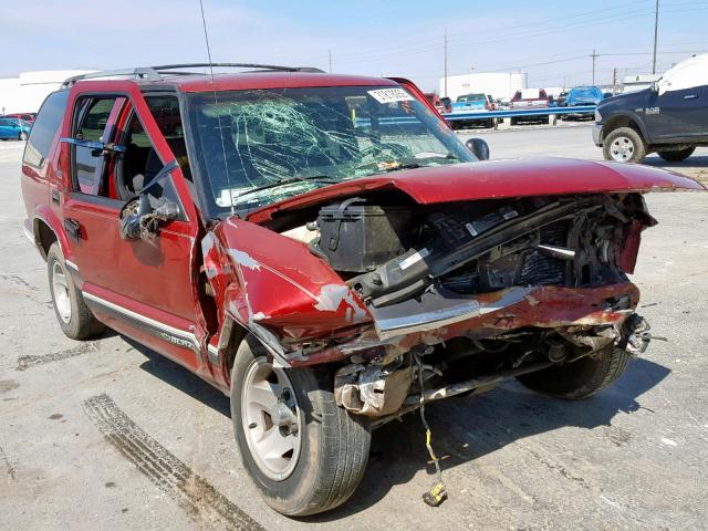 1GNCS13W7S2234860 - 1995 CHEVROLET BLAZER BURGUNDY photo 1