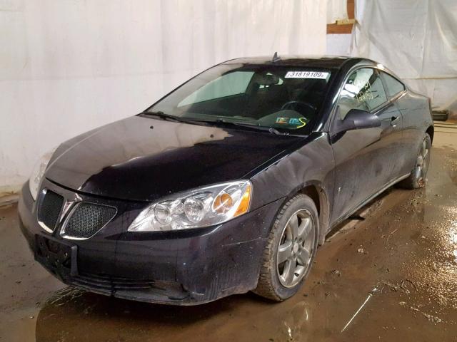 1G2ZH17N984163472 - 2008 PONTIAC G6 GT BLACK photo 2