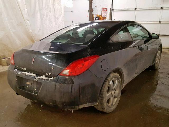 1G2ZH17N984163472 - 2008 PONTIAC G6 GT BLACK photo 4