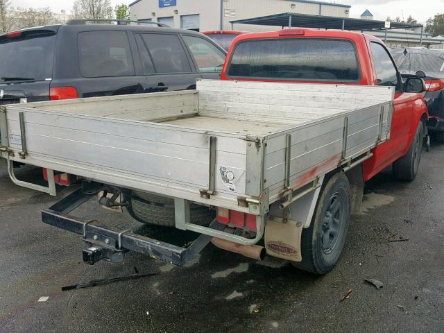 5TENL42NX1Z729704 - 2001 TOYOTA TACOMA RED photo 4