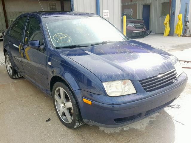 3VWVH69M23M186095 - 2003 VOLKSWAGEN JETTA GLI BLUE photo 1