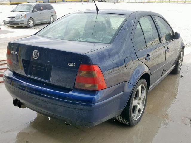 3VWVH69M23M186095 - 2003 VOLKSWAGEN JETTA GLI BLUE photo 4