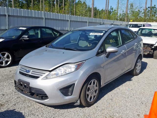 3FADP4AJ4DM174366 - 2013 FORD FIESTA S SILVER photo 2