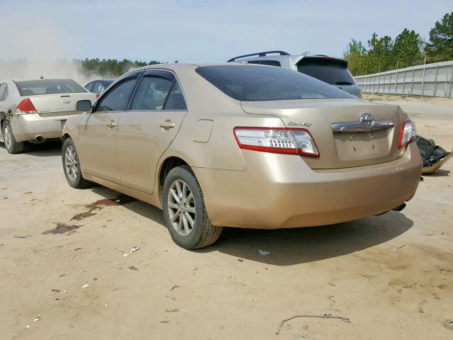 4T1BB3EK9BU134544 - 2011 TOYOTA CAMRY HYBR GOLD photo 3