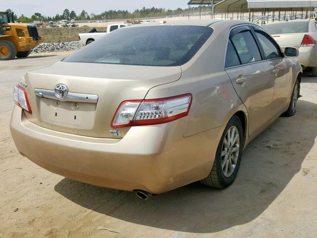 4T1BB3EK9BU134544 - 2011 TOYOTA CAMRY HYBR GOLD photo 4