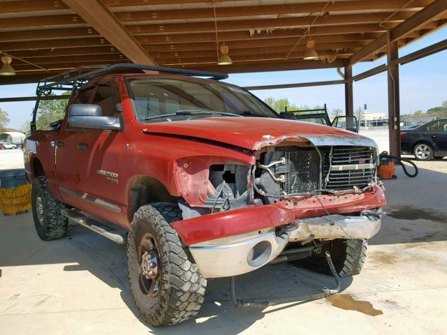 1D7KS28C56J182929 - 2006 DODGE RAM 2500 S RED photo 1