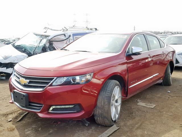 2G1125S3XJ9160499 - 2018 CHEVROLET IMPALA PRE RED photo 2