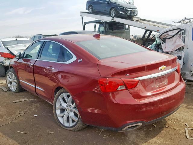 2G1125S3XJ9160499 - 2018 CHEVROLET IMPALA PRE RED photo 3