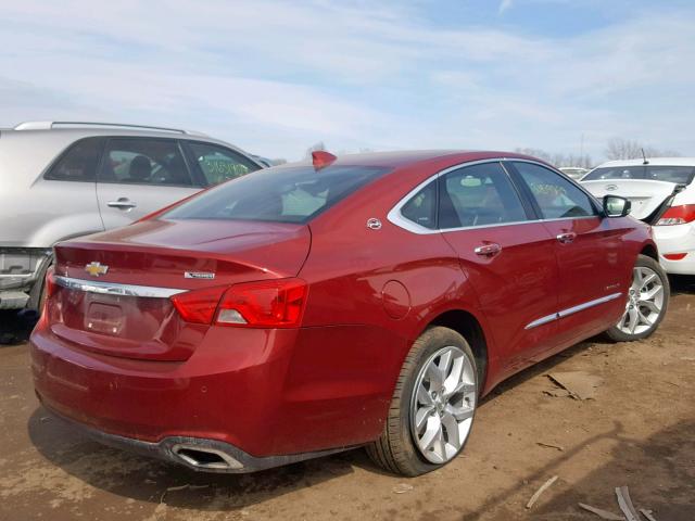 2G1125S3XJ9160499 - 2018 CHEVROLET IMPALA PRE RED photo 4