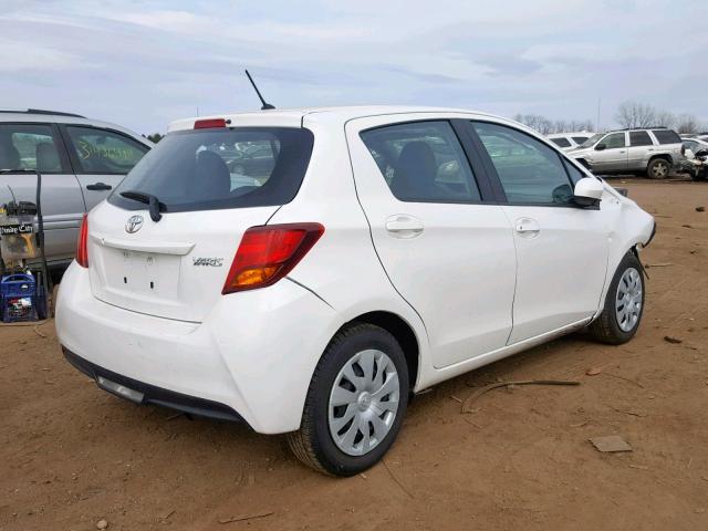 VNKKTUD31HA079798 - 2017 TOYOTA YARIS L WHITE photo 4