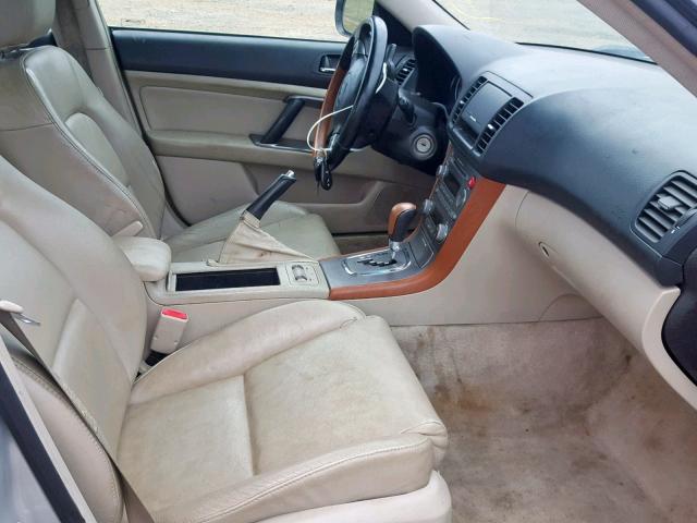 4S4BL84C854207914 - 2005 SUBARU LEGACY OUT SILVER photo 5