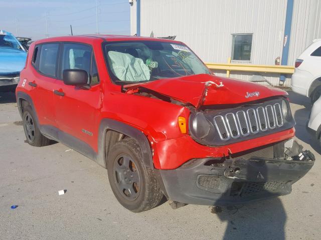 ZACCJAAH0FPB71428 - 2015 JEEP RENEGADE S RED photo 1