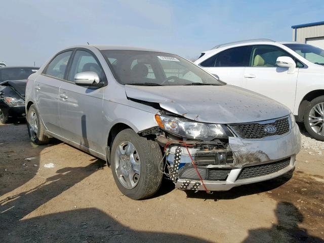 KNAFU4A25D5688461 - 2013 KIA FORTE EX SILVER photo 1