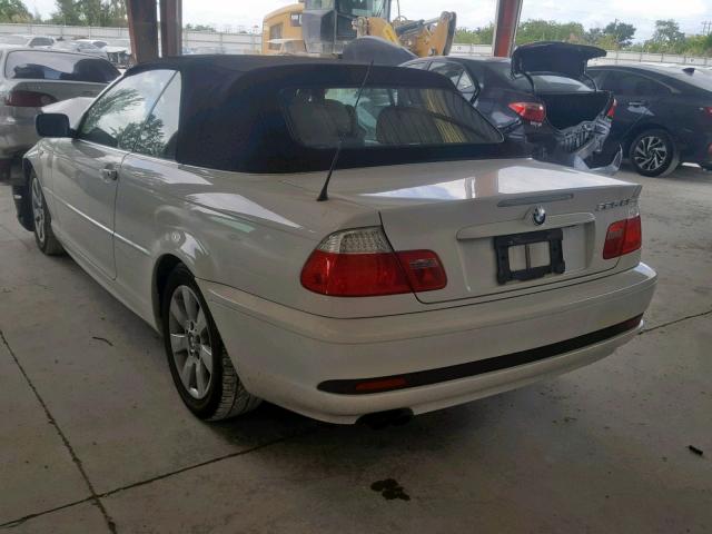 WBABW33496PX85364 - 2006 BMW 325 CI WHITE photo 3