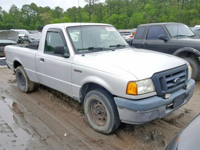 1FTYR10D85PA95617 - 2005 FORD RANGER SILVER photo 1