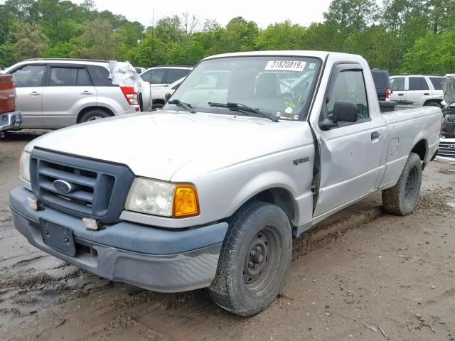 1FTYR10D85PA95617 - 2005 FORD RANGER SILVER photo 2