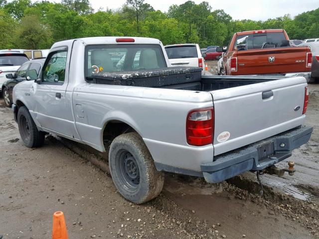 1FTYR10D85PA95617 - 2005 FORD RANGER SILVER photo 3