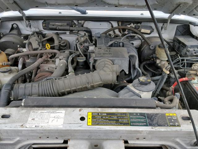 1FTYR10D85PA95617 - 2005 FORD RANGER SILVER photo 7