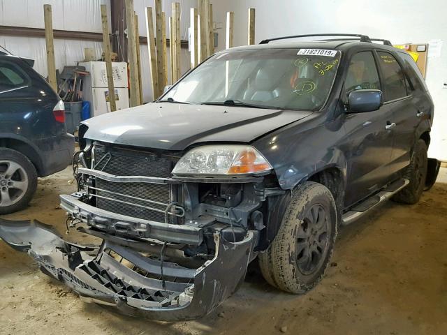 2HNYD18693H002670 - 2003 ACURA MDX TOURIN GRAY photo 2