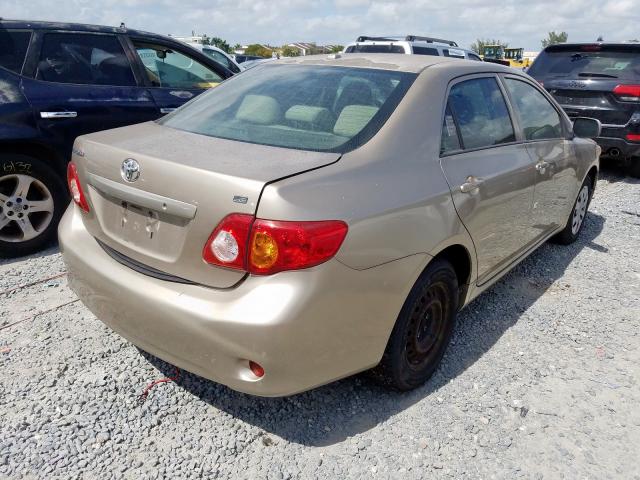 1NXBU40E39Z021765 - 2009 TOYOTA COROLLA BASE  photo 4