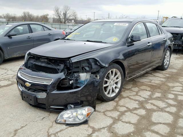 1G1ZK57B79F120757 - 2009 CHEVROLET MALIBU LTZ BLACK photo 2