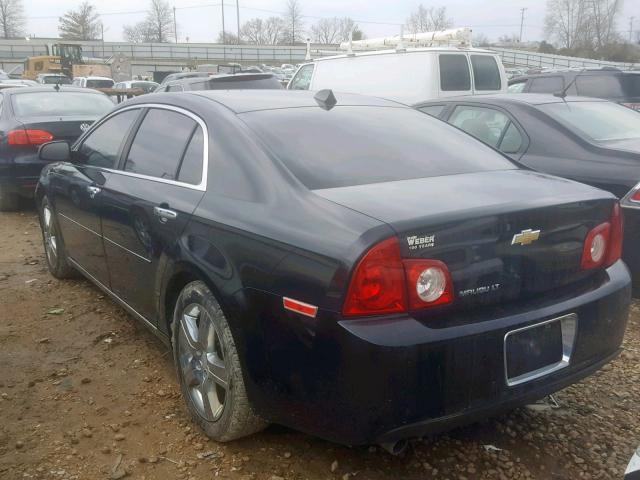 1G1ZC5E00CF213769 - 2012 CHEVROLET MALIBU 1LT შავი ფოტო 3