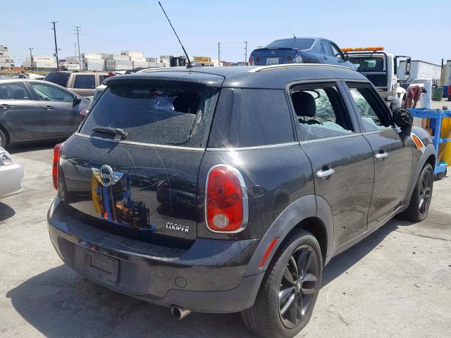 WMWZB3C56BWH95498 - 2011 MINI COOPER COU BLACK photo 4