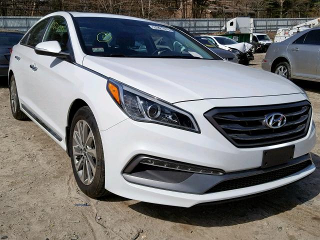 5NPE34AF9HH564509 - 2017 HYUNDAI SONATA SPO WHITE photo 1