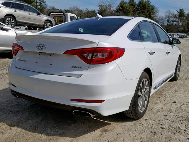 5NPE34AF9HH564509 - 2017 HYUNDAI SONATA SPO WHITE photo 4