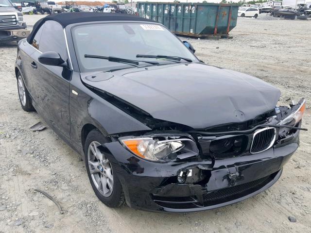 WBAUL73529VJ75680 - 2009 BMW 128 I BLACK photo 1