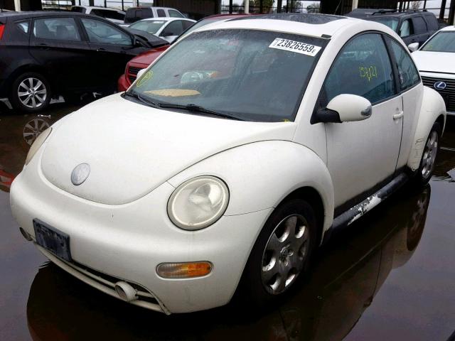 3VWCK21C73M444728 - 2003 VOLKSWAGEN NEW BEETLE თეთრი ფოტო 2